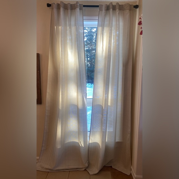 Other - Elegant Cream Curtains